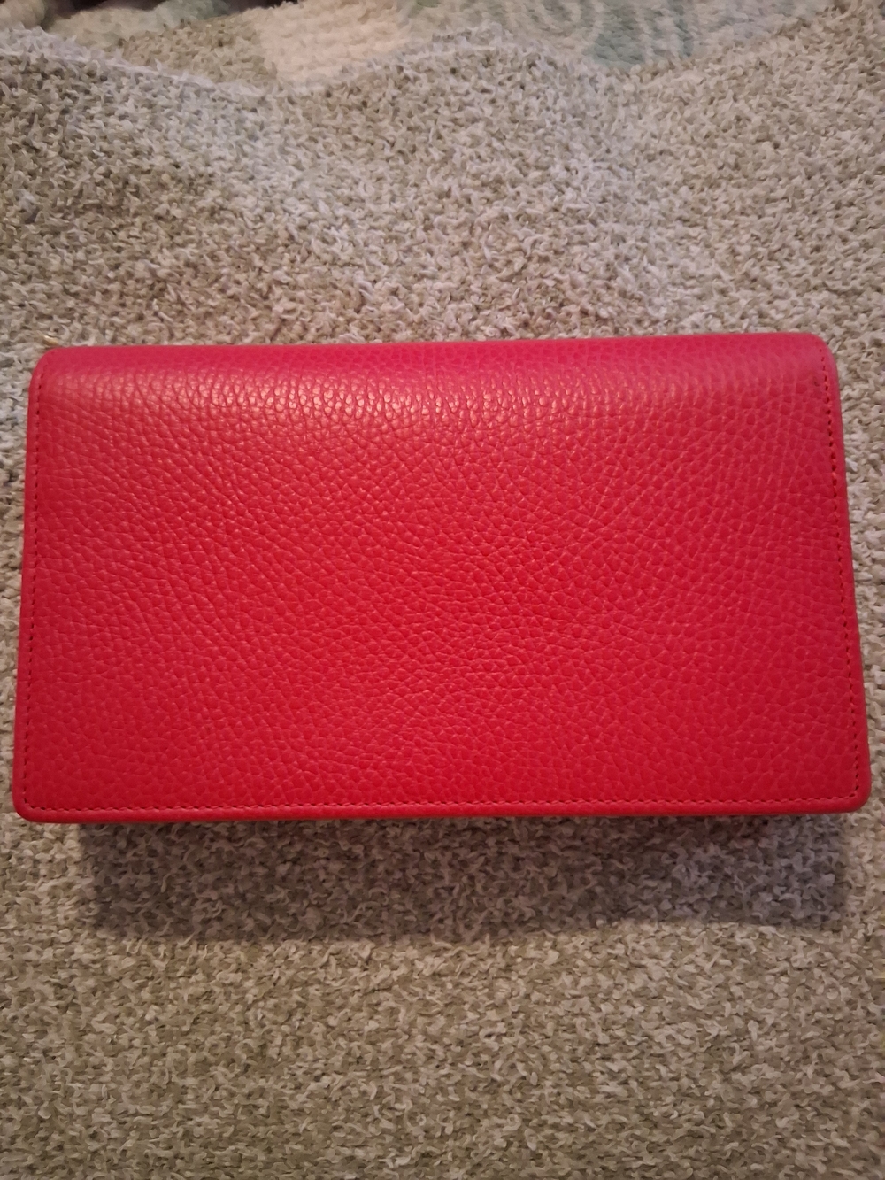 Gucci Hot Pink GG Marmont Leather Wallet on Chain - Picture 7 of 9
